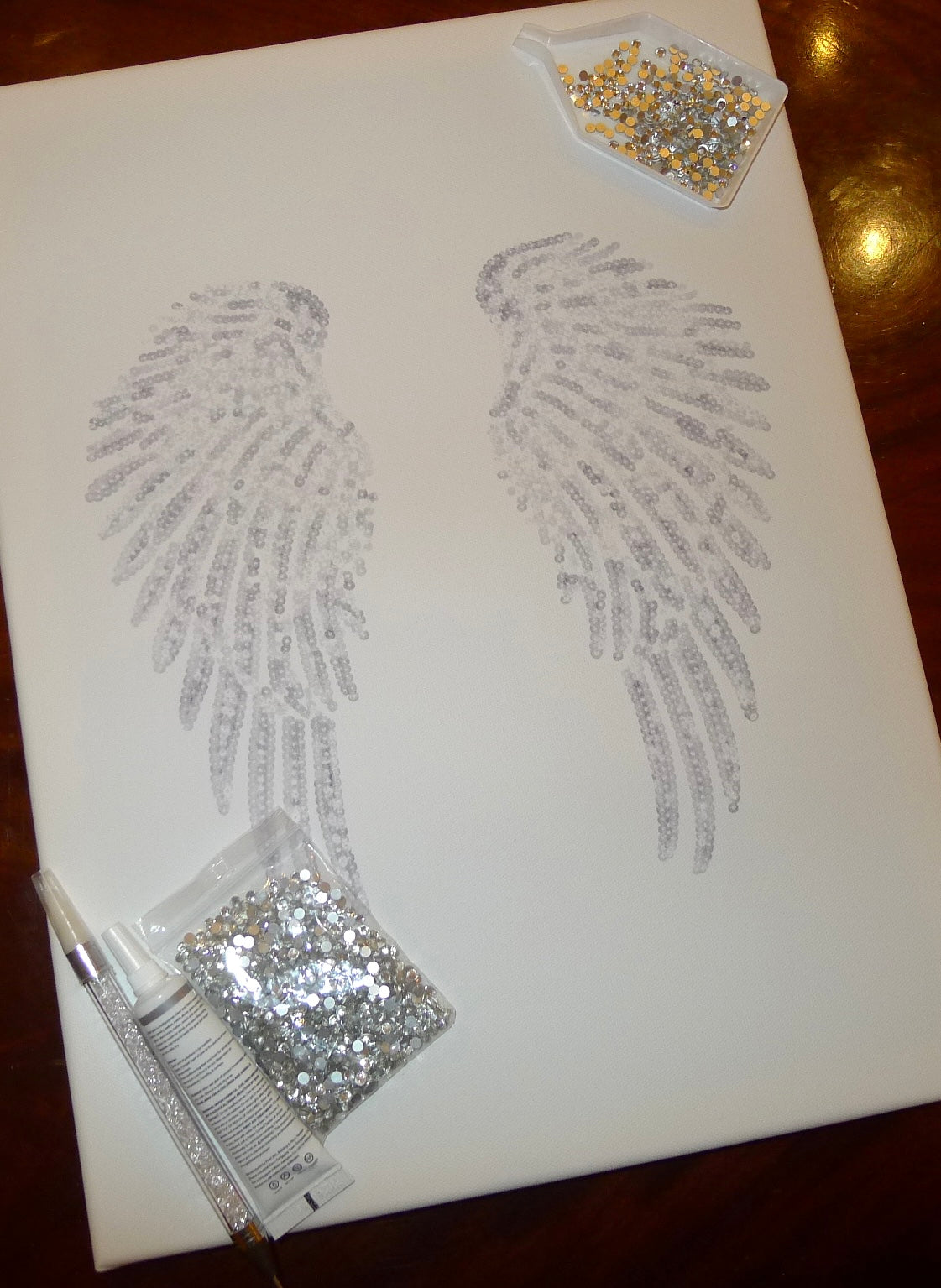 Angel Wings Rhinestone Kit